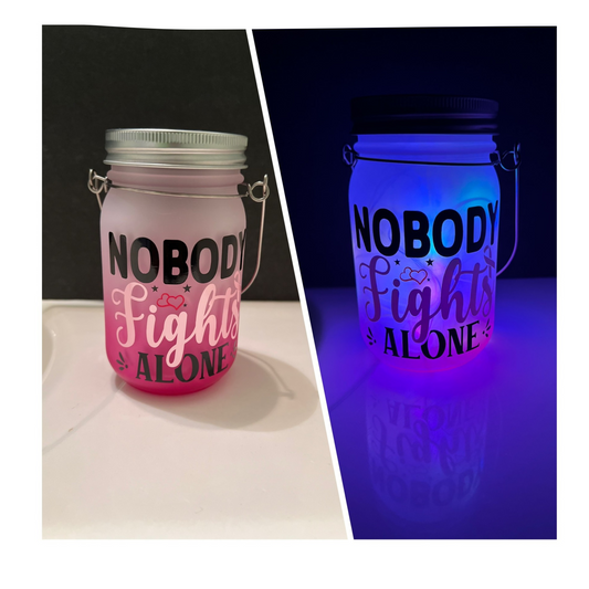 Glow in The Dark Frosted Jar